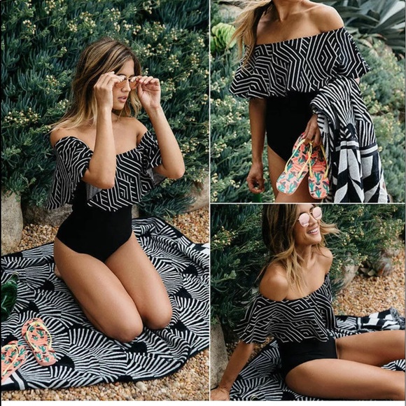 Other - Plus off the Shoulder Swimsuit